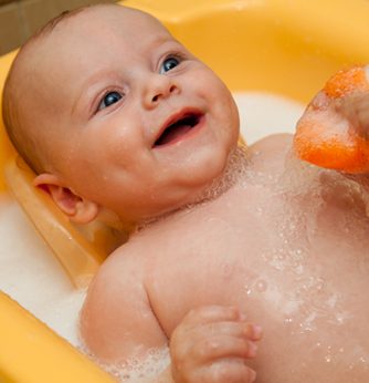 Baby in the bath